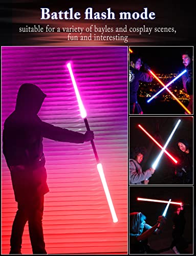 Jvmusaber LE Light Saber,Rechargeable 2-In-1 Real 15 Colors Length 40 Inches,Suitable Toys thumb #3