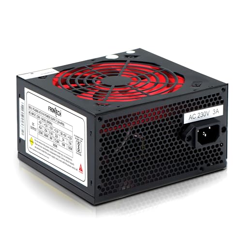 Image of Frontech 800W SMPS Power Supply for Desktop PC, 120mm Smart Silent Fan, Multi-Core CPU Support, 3-Year Warranty (PS-0006, Black)