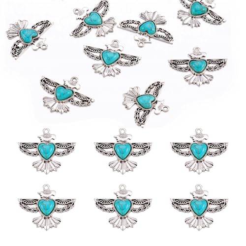 Pendentif turquoise tibétain pour créer vos bijoux d'été personnalisés