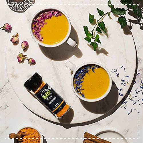 Kurkuma-poeder Bio 250g - hoogwaardige kurkuma wortel (curcuma) gemalen - curcumine - hersluitbare vershoudzak - gevuld… - Afbeelding 4