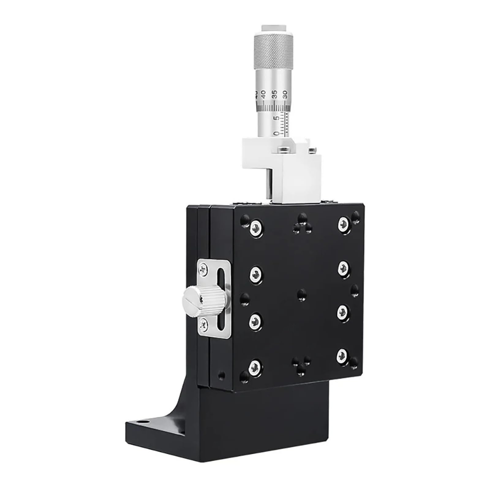 Stół przesuwny, oś Z 80 * 80 mm, LV80, ręczne przesuwanie, podnośnik pionowy, platforma do precyzyjnego dostrajania, prowadnica rolkowa poprzeczna, stolik liniowy