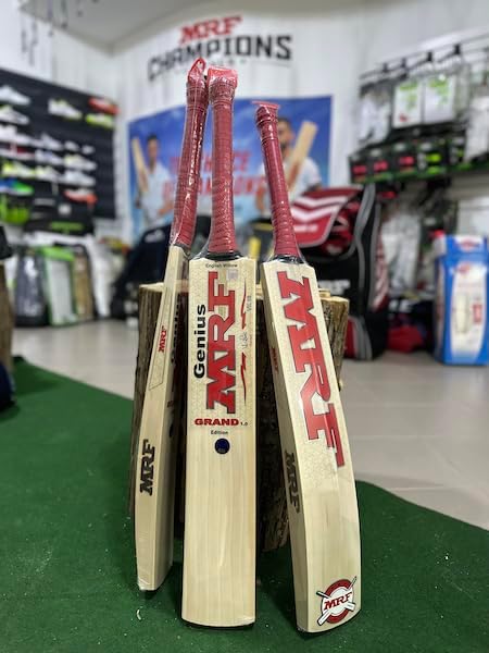 MRF Grand Edition 1.0 Cricket Bat - Junior Size Size 4