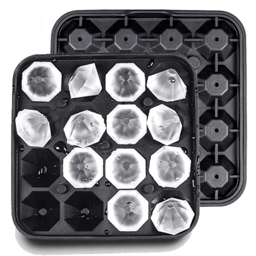 Moldes de Hielo Mini Diamante de Silicona con Tapa miniatura 1