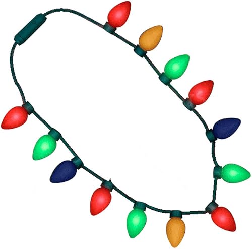 Miniatura 1 de Enorme collar de bombilla navideña de la vieja escuela