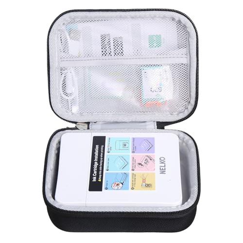 Image of Case for Nelko Photo Printer PP01 Color Mini Portable Printer - Hard Travel Protective Carrying Storage Bag, Box Only (Black)