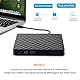 AUELEK Externes CD/DVD-Laufwerk USB 3.0 Optisches Laufwerk Brenner Slim CD/DVD ROM Rewriter Writer Reader Portable für PC Laptop Desktop MacBook Mac Windows 7/8.1/10 Linux OS