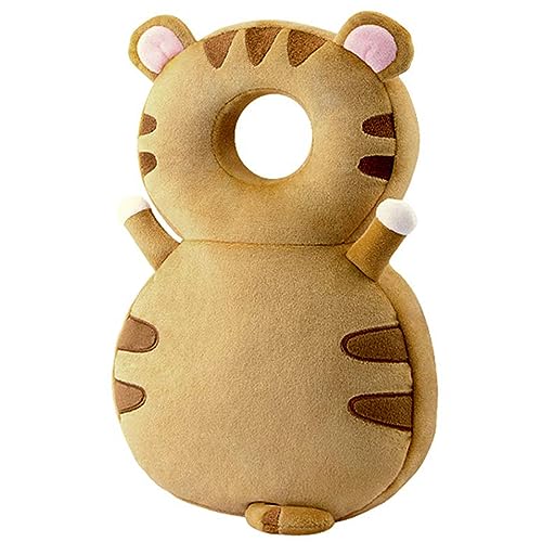 baby walker head protector toddler adjustable baby head protection backpack wear safety pad tiger