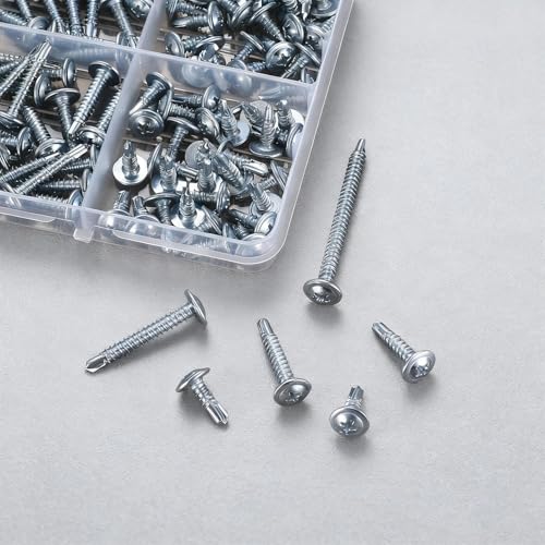 130 Piezas Tornillos Autoperforantes Acero Inoxidable miniatura 4
