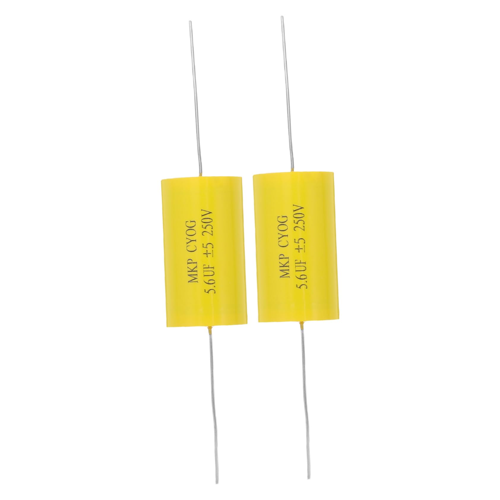 Nuobesty Condensatore Divisore Di Frequenza 2 Pezzi Crossover Audio Assiale 4.7Uf Condensatore a Film Per Altoparlanti Tweeter Con Prestazioni Autoriparanti E Bassa Perdita Per Home Audio E -Fi