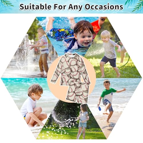 Bañador de dos piezas con protección UV para niños de 3 a 10 años 5