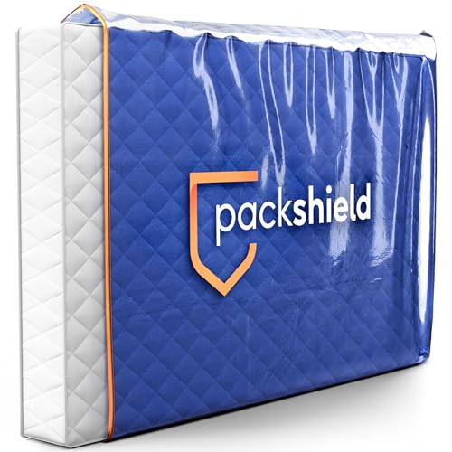 Housse de Protection pour Matelas en Plastique Epais - Déménagement, Transport et Rangement - 140 x 190 / 140x200 cm - Sac Imperméable Résistant avec Fermeture Eclair