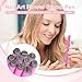 Nail Art Stamp Pen Set, Flower Nail Stamper Pens, Nail Stamping Plate, DIY Nail Art Tools for Women & Girls (10pcs Set)