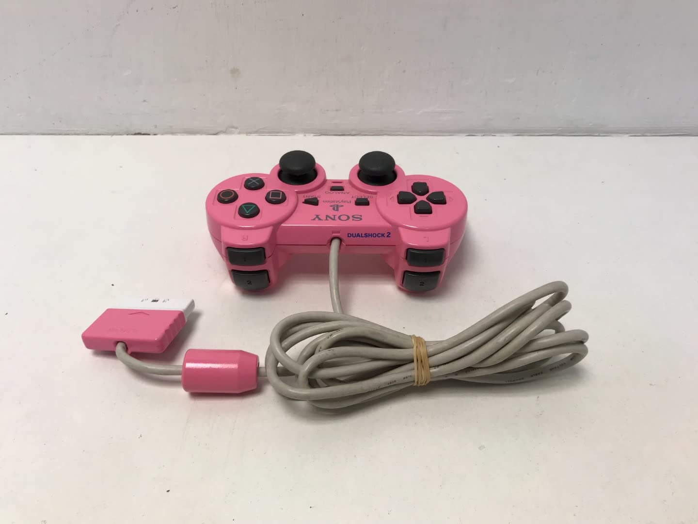 TESTÉ OK - Manette Playstation 2 rose pink PSX dual shock TESTÉ OK - Manette Playstation 2 rose pink PSX dual shock