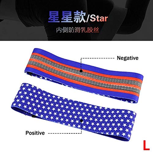 BDFA Bandas de resistencia de cadera estampadas