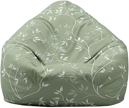 Funda para silla puff para niños y adultos (sin relleno), funda suave para sofá cama, lavable, de gran tamaño, para sala de estar, interior,