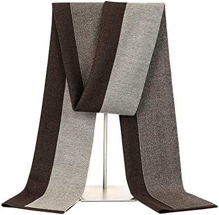 Lallier Men's Merino Wool Scarf, Long Winter Neckwear with Gift Box