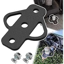 VIAGL 3-Way Trailer Hitch Adapter with Bolt Receiver Hitch for Lawn Mower Three Way ATV Hitch Attachments for Golf Cart Garden Tractor Flat Towing Tow Ball Mount Lawn Mower Chain and Tow Strap