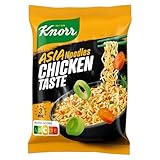 Knorr Instant Nudeln Chicken Taste schneller Asia Snack fertig in nur 3 Minuten 11x 70 g