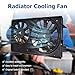 WFLNHB Radiator Cooling Fan Replacement for Pontiac G6 2005-2010 Replacement for Chevrolet Malibu 2004-2012 620610