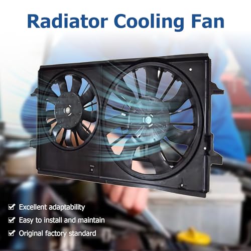 WFLNHB Radiator Cooling Fan Replacement for Pontiac G6 2005-2010 Replacement for Chevrolet Malibu 2004-2012 620610 by WFLNHB - Image 7