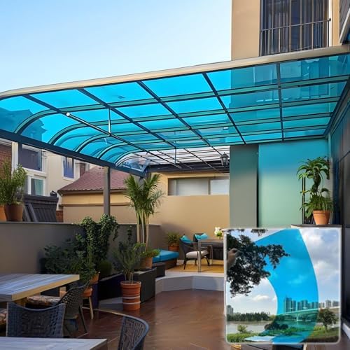 Lightweight UV-Resistant Polycarbonate Roofing Sheet for Greenhouses & Patios - Easy Installation, Weatherproof Solution for Outdoor Structures & Sheds