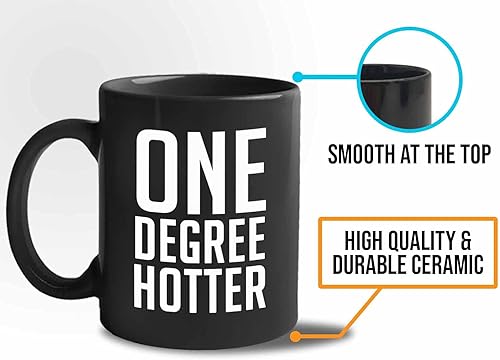 Miniatura 5 de Taza de café de graduación  One Degree Hotter  Colegios, estudiantes, graduados, clase de 2021, celebración, fiesta, estudiante, compañero de clase,