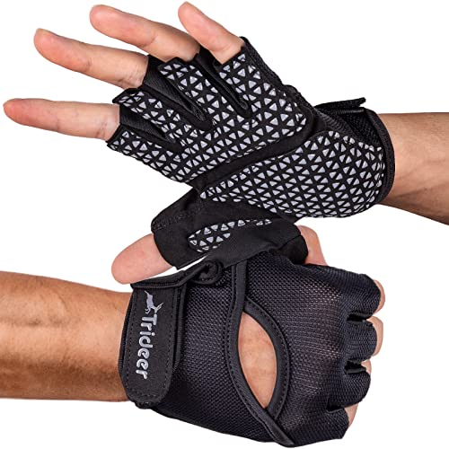 Trideer Workout Gloves for Men and Women, Lightweight Weight Lifting ...