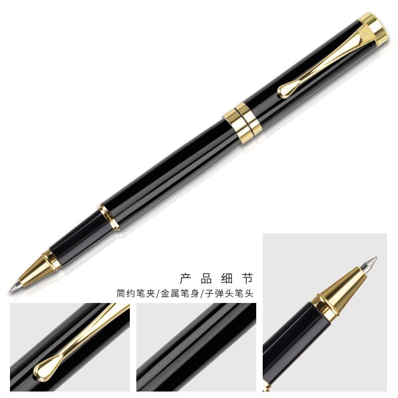 Gift Box Packaging Metal Ballpoint Pens School Business Office Signature Roller Pen Writing Student Stationery Supplies — view 3
