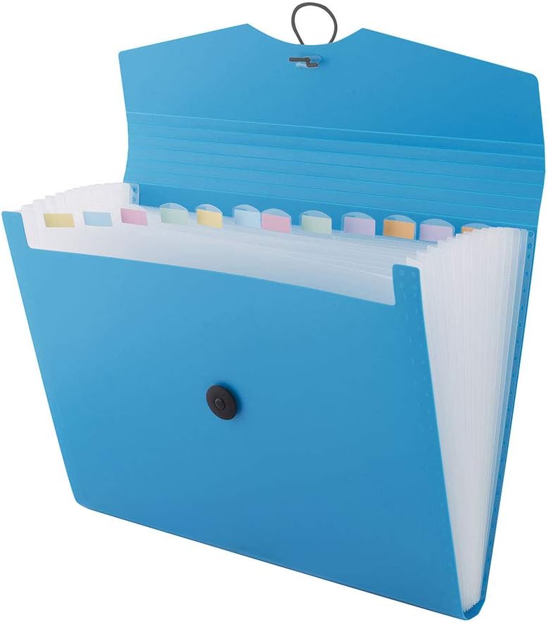 D.RECT Expandable Expanding File Document Organiser Folders Expander for School Office