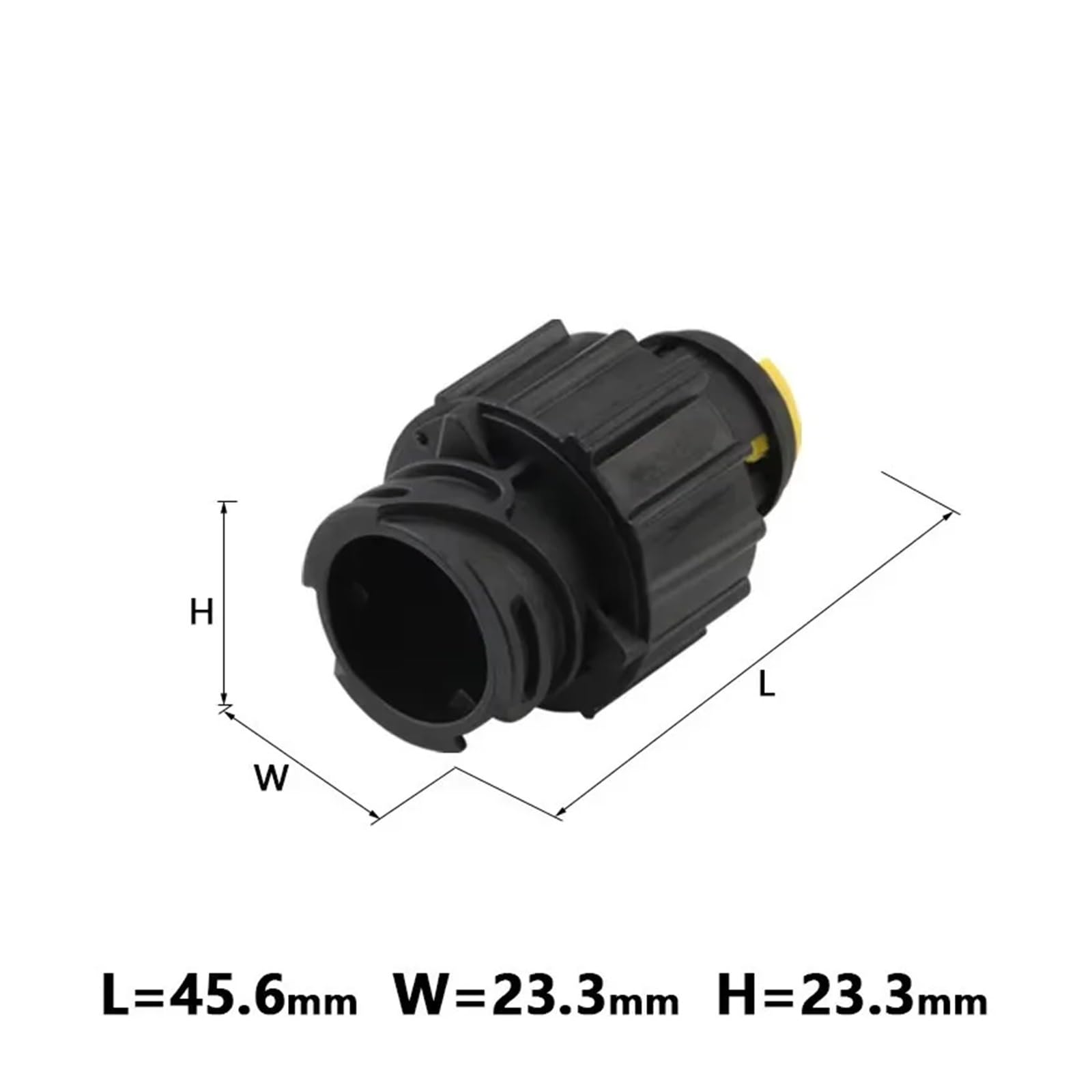 1-20SET DJ3043YB-2.5-11/21 Wasserdichter Auto-Stecker, 4-poliger Kfz-Stecker, Famale-Stecker, inklusive Anschlussdichtung(Male,20 Sets)