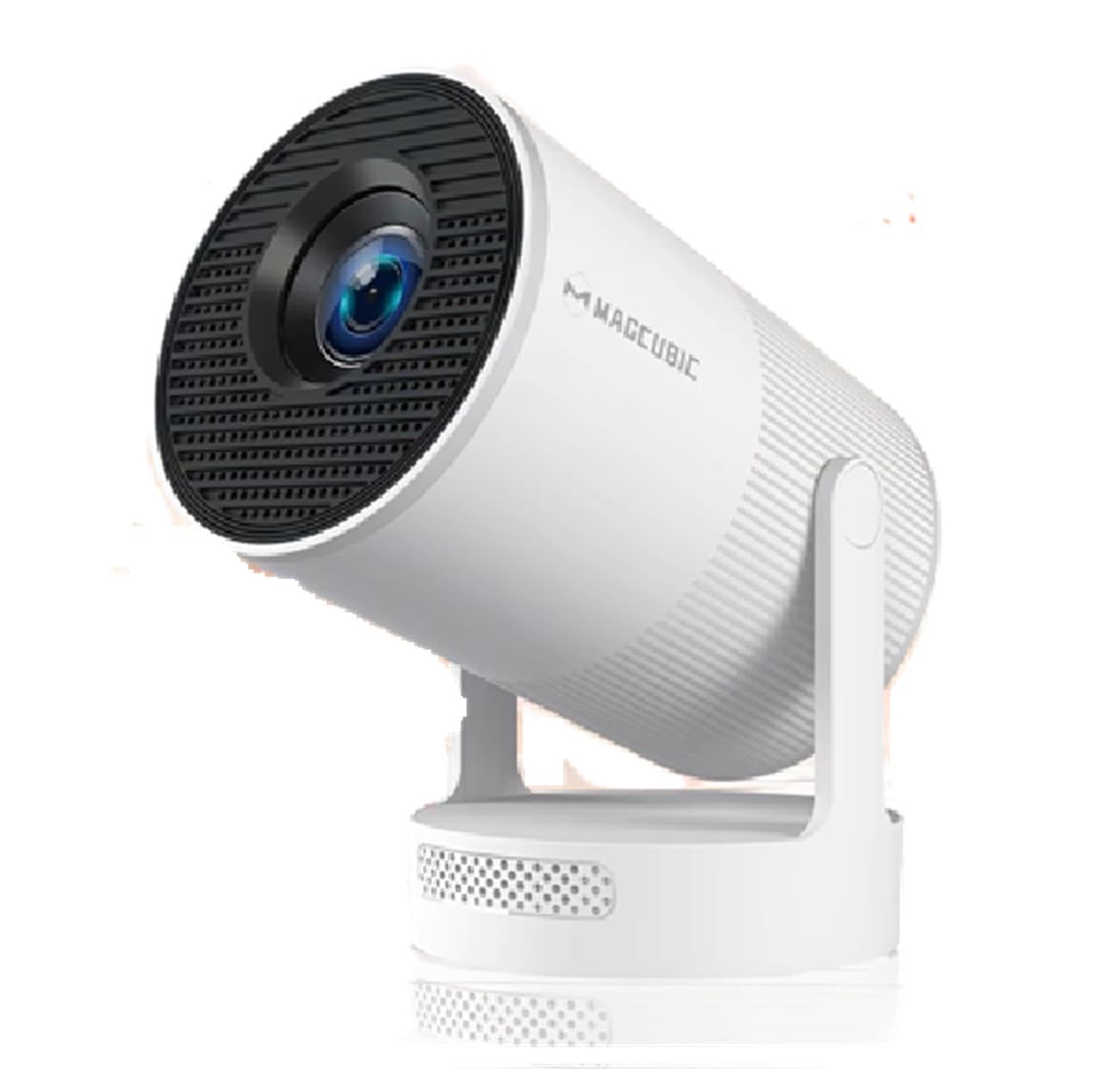Proiettore HY300 Pro+ con altoparlante integrato da 5 W, 1920 x 1080p, Android 14, 8000 lumen, WiFi 6, BT5.4, portatile, per esterni (HY300 Pro New-White)