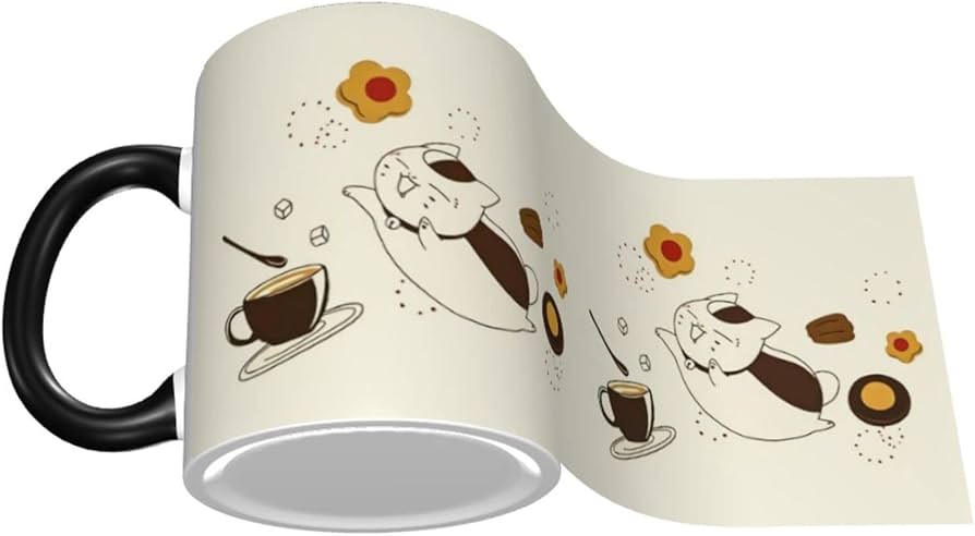 Amazon.co.jp: 夏目友人帳 ニャンコ先生 マグカップ 耐熱 耐冷 電子