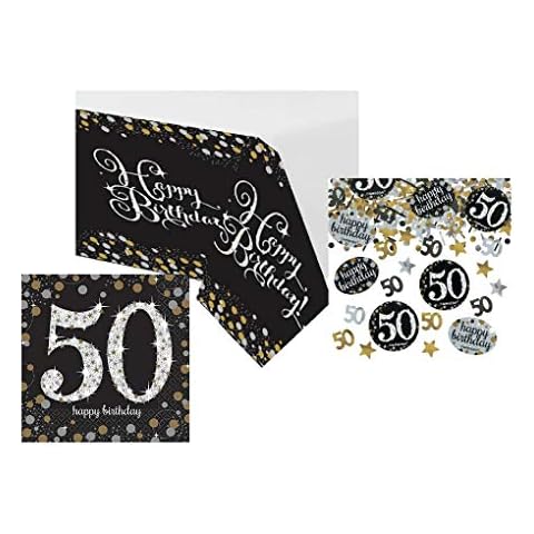 Feste Feiern Tischdekoration 50. Geburtstag Cover
