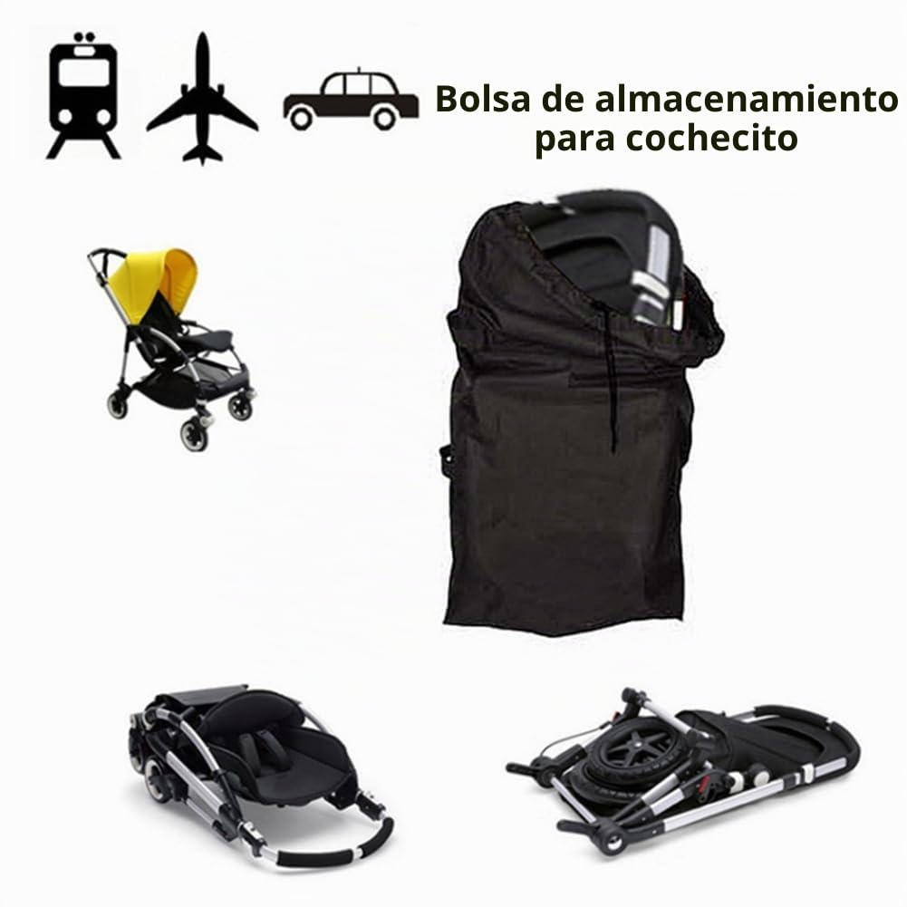 Bavooty Impermeable Cochecito Bolsa,Bolsa Cochecito Bebe,Bolsa de Cochecitos de Viaje,Bolsa de Transporte Bebé Cochecito,Kinderwagen Tasche für Flugzeug Reisen,114x39x30cm