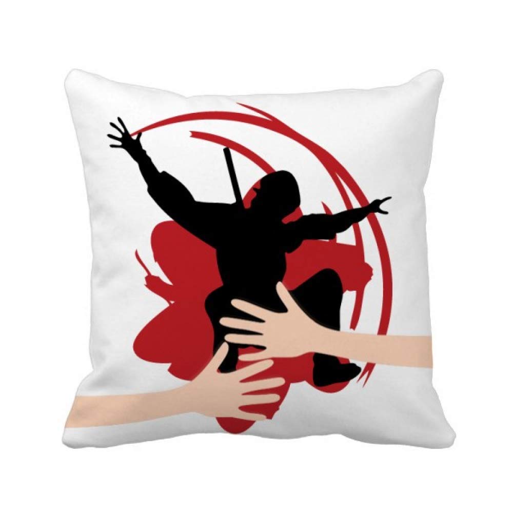 Coussin samouraï sakura idéal pour créer une ambiance zen dans votre salon
