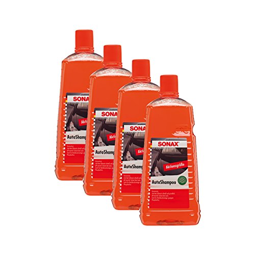 SONAX Autoshampoo Autowäsche Shampoo Konzentrat Ph-Neutral 2L 4X