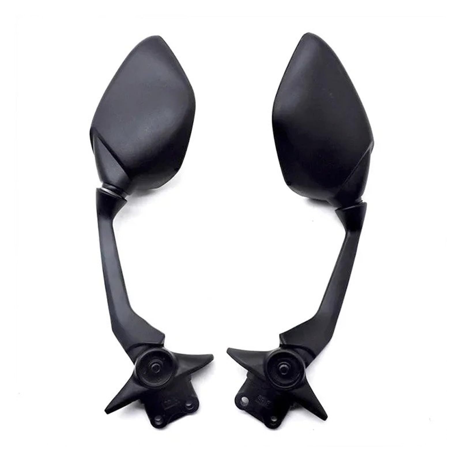 Espejos retrovisores laterales TMAX530 universal moto de aluminio negro antivibración 2012-2018 4