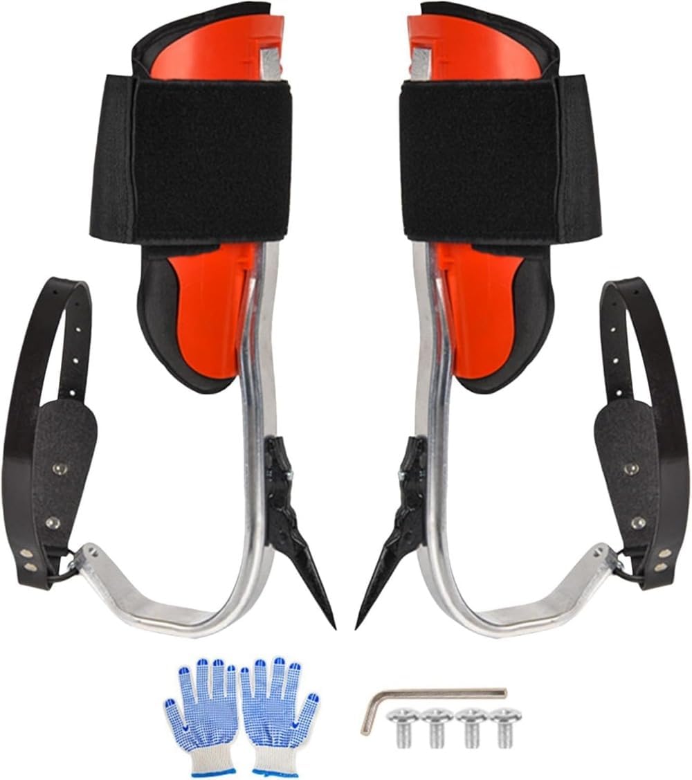 tree climbing equipment, tree climbing spikes, pole climbing gear tree gaff, palm tree climbing equipment, tree maintenance equipment, fruit hunting shoe