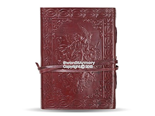 Medieval Gears Brand Handmade Celtic Cross Journal Book Bound in Leather Medieval Renaissance Daily