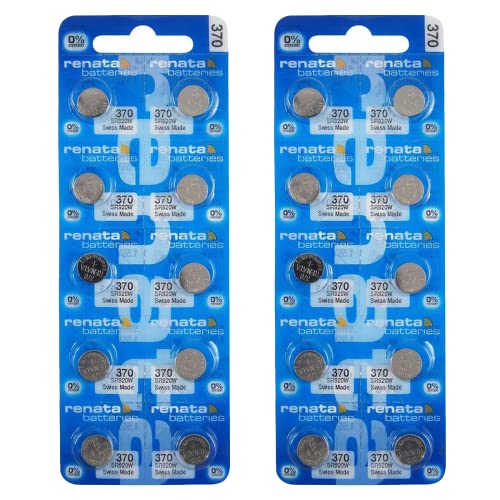 Renata 370 SR920W Batteries - 1.55V Silver Oxide 370 Watch