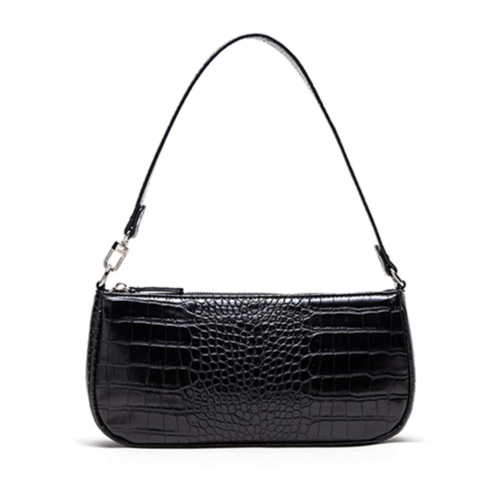 Effect baguette Bag Retro Classic Clutch Crocodile Commute Purses 90s  Fashion Small Shoulder Tote HandBag for Women