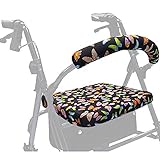 Crutcheze Butterfly Rollator Walker Seat and Backrest Covers - Unique & Vibrant Walker Cover - Made...