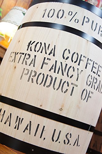 Amazon.co.jp: 【ハワイアン雑貨】 コナコーヒー木樽 (無垢材) Lサイズ