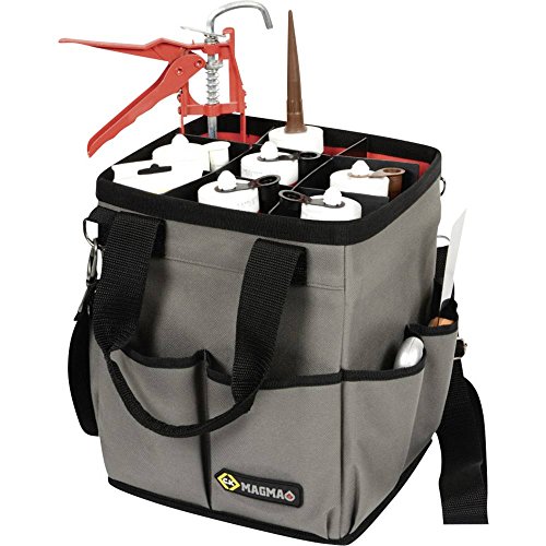 C.K Magma Tote Werkzeugtrage leer 3 in 1, Schnellzugriff Werkzeugtasche, Werkzeug Tasche für Silikon, Kleber, Spachtelmasse, Werkzeugkiste… – Ansicht 1