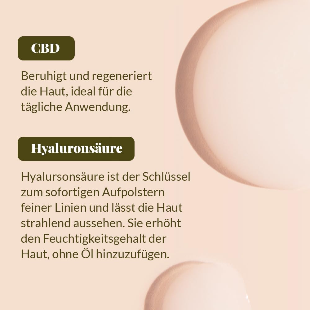 Veganes Gesichtsserum mit Hyaluronsäure für ein strahlendes Hautbild 30ml – Anti Aging Serum – Dermatologisch getestet mit Bestnote „SEHR GUT“ – Tierversuchsfreie Kosmetik – Nordic Cosmetic®