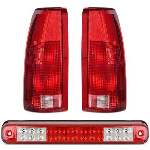 Nilight Tail Light and Brake Light Assembly 1988-99 Chevy GMC C/K Silverado