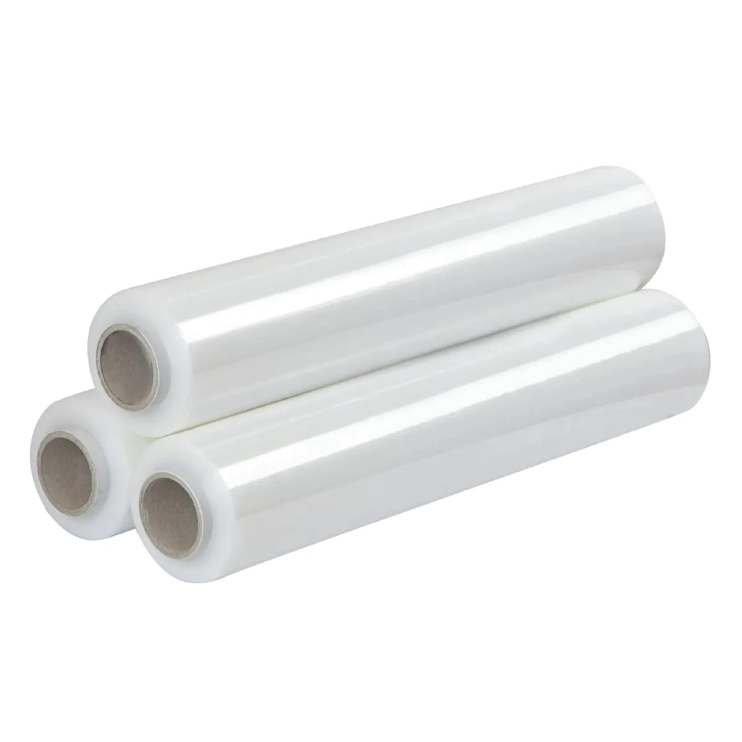 TravelBox 6 Rotoli Film Estensibile Manuale Trasparente, Altezza 50 cm da 2,4 kg, Pellicola Protettiva Spessore 23my per Imballaggio e Protezione Merce (Trasparente 23my, 6 Rotoli)