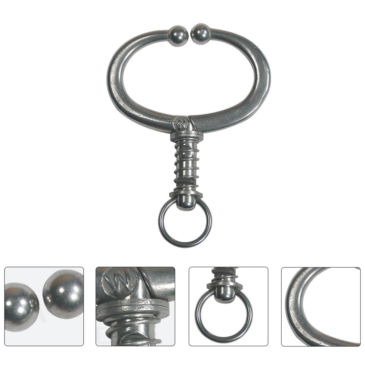 Anello Nasale in Acciaio Inox per Bovini Pinza a Becchi Spessi