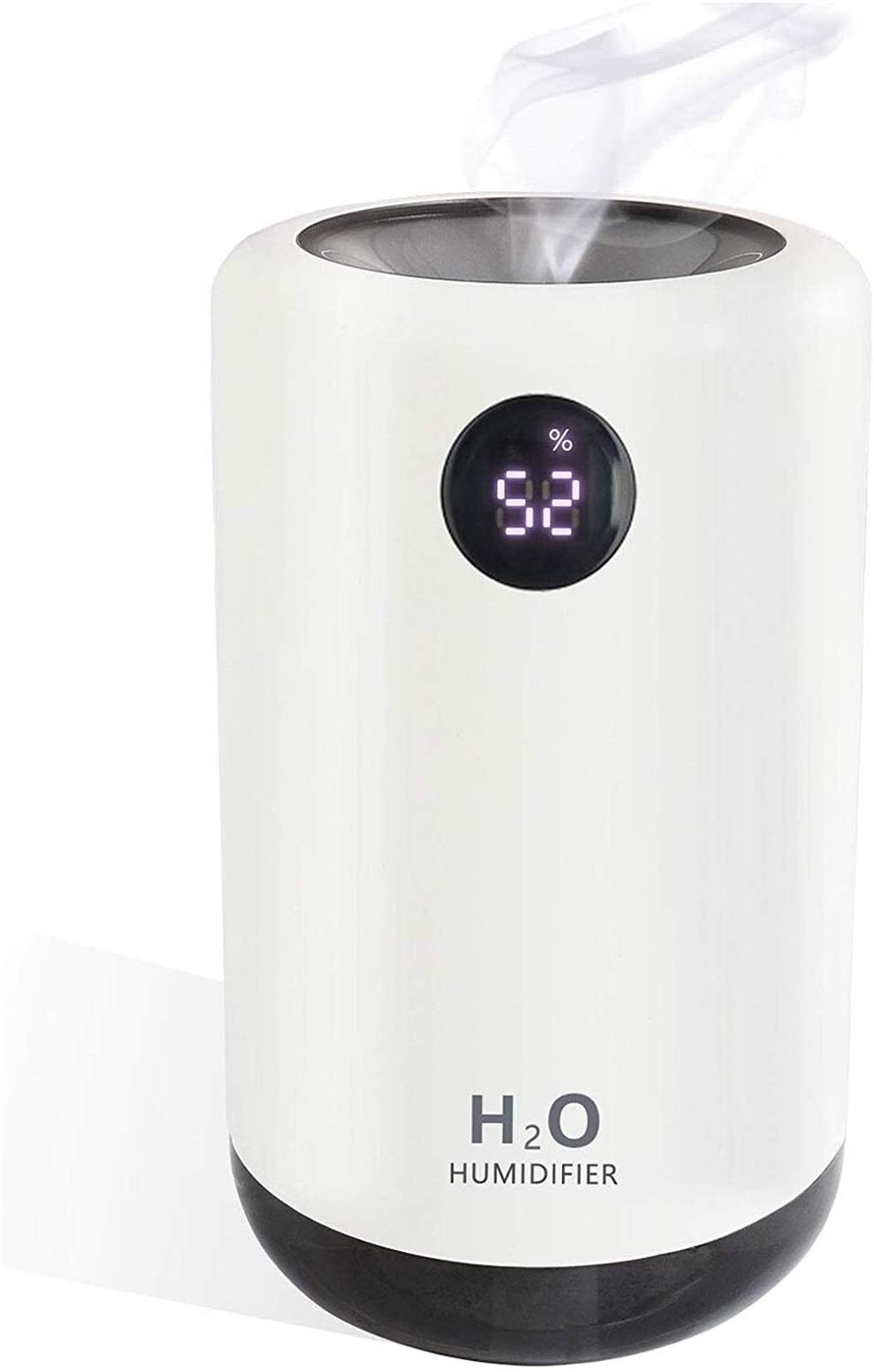 Humidificateur d'air portable USB de 500 ml avec veilleuse blanche pour chambre