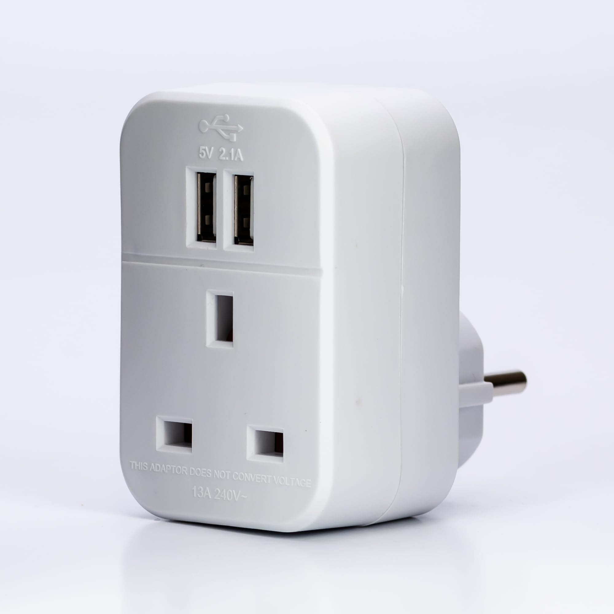STATUS 2 Way UK to EU Travel Adapter